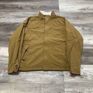 Rohan‎ Tan Mens XL Full Zip Snap Mock Neck Outdoors Gorpcore Dry Delta Jacket